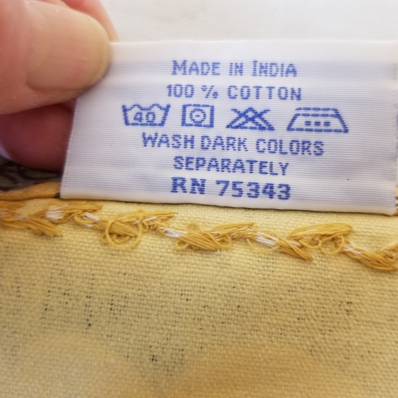 April Cornell Cotton Paisley Cotton Set of (4) Placemats NWOT - Picture 6 of 8